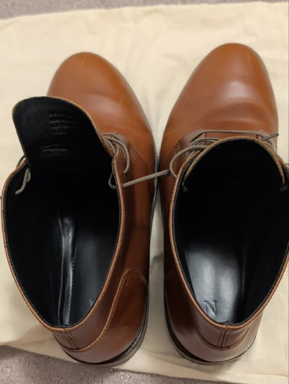 Nisolo Men's Leather Chukka Boots - Cognac Brown